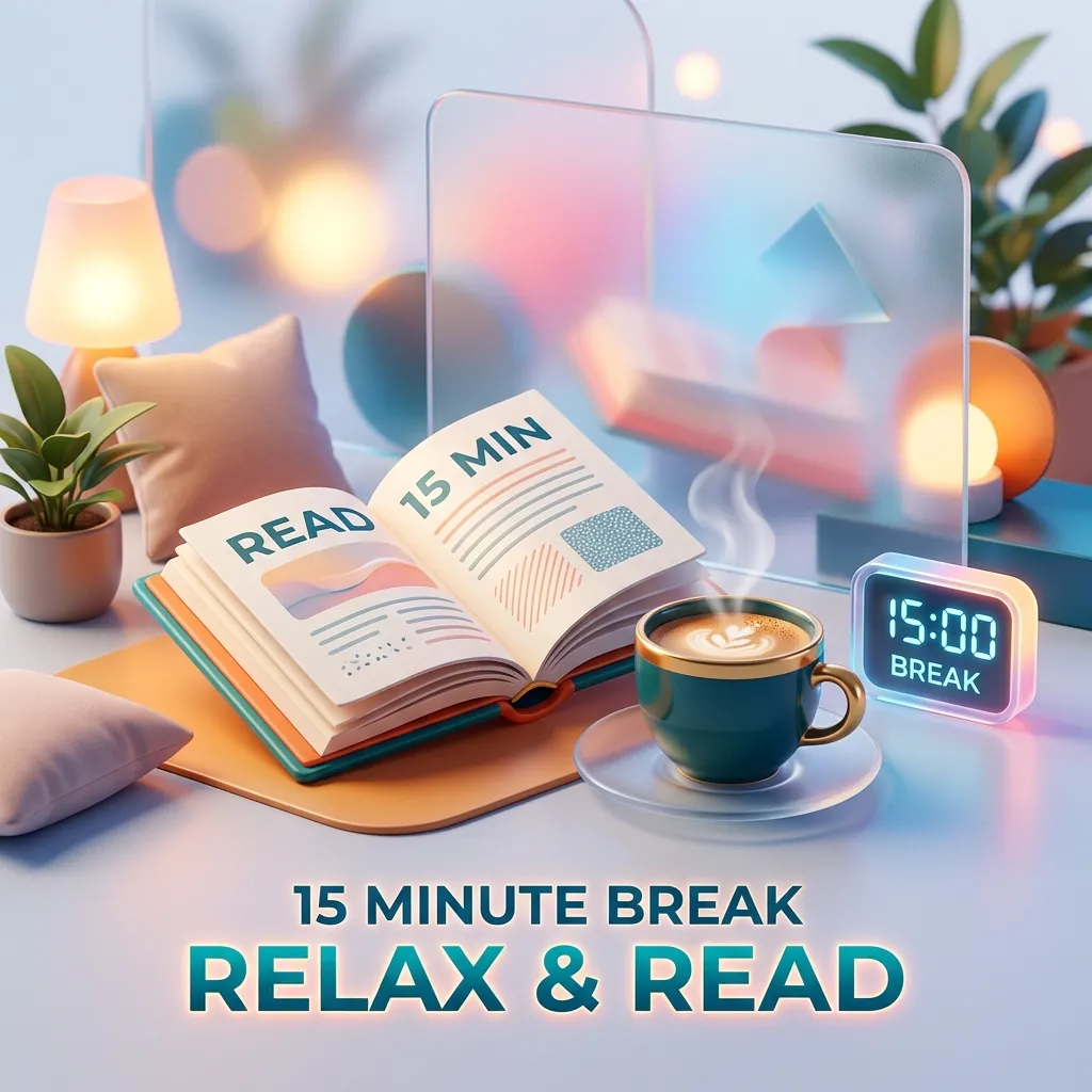 Illustration representing a 15 Minute Timer
