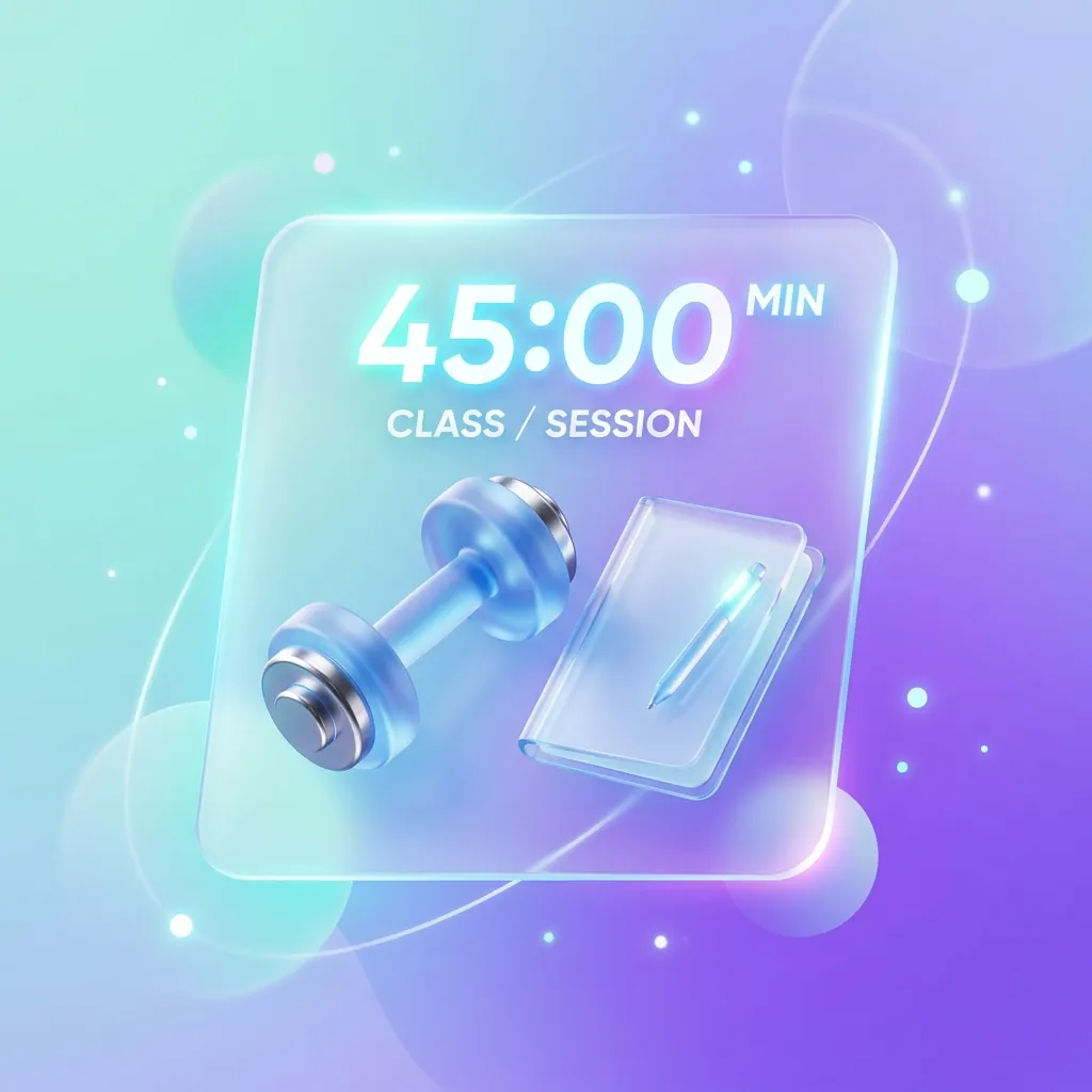 Illustration representing a 45 Minute Timer